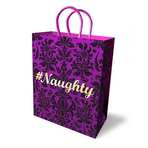 #Naughty Gift Bag - Purple Novelty Gift Bag