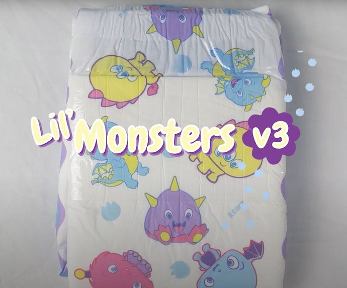 Rearz Lil' Monsters Adult Diaper - What's New in V3?