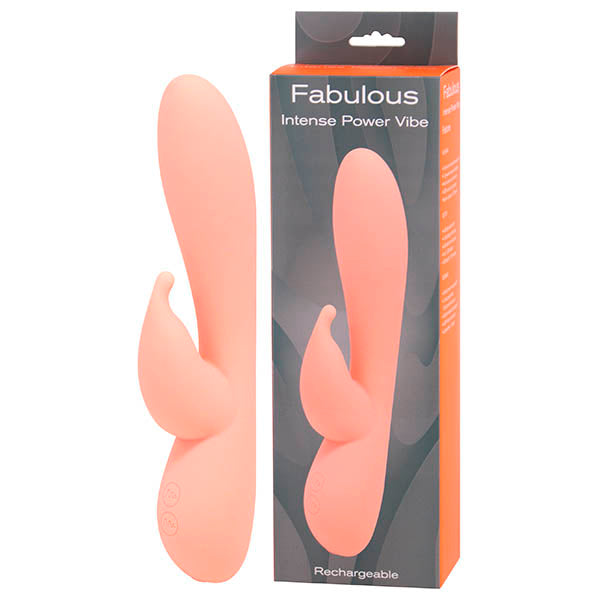Seven Creations Fabulous - Peach 21.1 cm USB Rechargeable Rabbit Vibrator