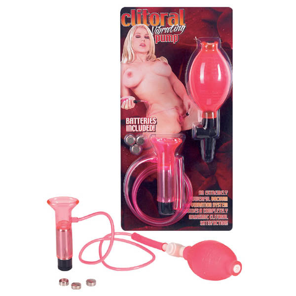 Clitoral Vibrating Pump - Pink Clit Pump
