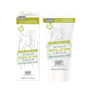 HOT INTIMATE Depilation Cream - Hair Removal Cream - 100 ml Tube Unboxed