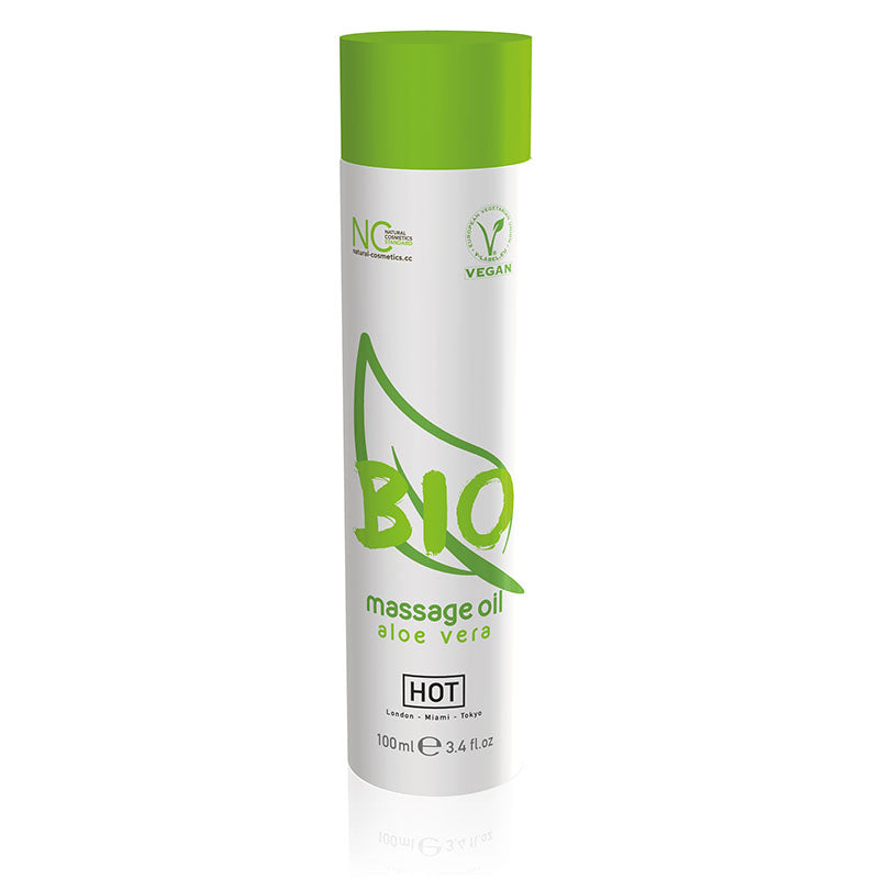 HOT BIO Massage Oil - Aloe Vera Infused Massage Oil - 100 ml