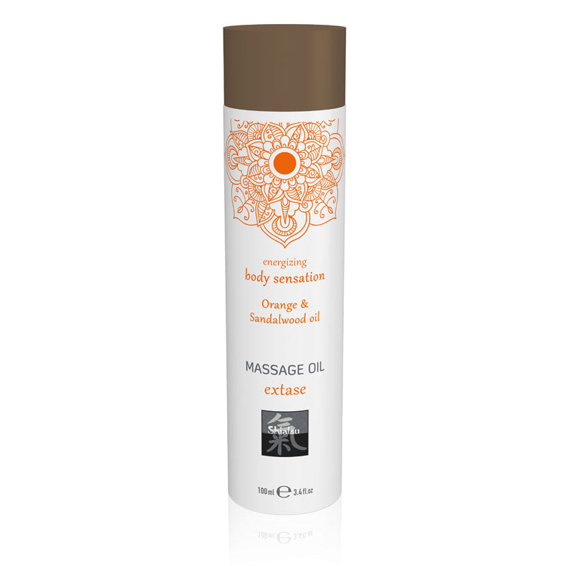 SHIATSU Massage Oil - Extase - Orange & Sandalwood Scented - 100 ml