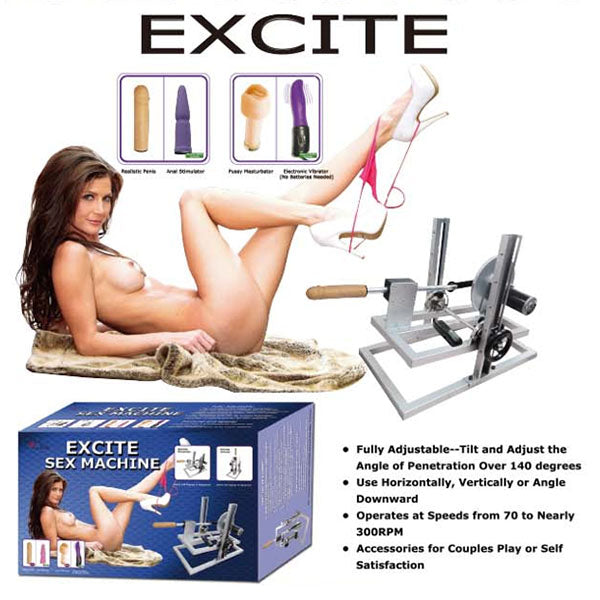MyWorld Excite Sex Machine - Mains Powered Sex Machine
