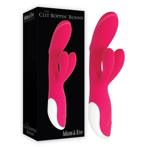 Adam & Eve The Clit Boppin' Bunny - Pink USB Rechargeable Rabbit Vibrator