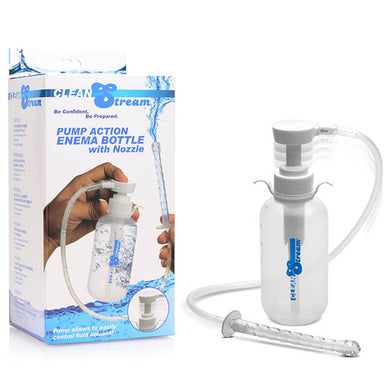 CleanStream Pump Action Enema Bottle with Nozzle - 300 ml Product View