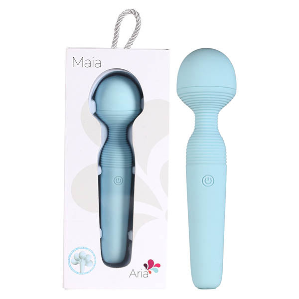 Maia Aria - Baby Blue 21.6 cm USB Rechargeable Massage Wand