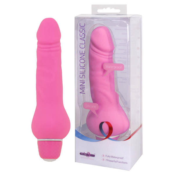 Mini Silicone Classic - Pink 13.5 cm (5.25'') Vibrator