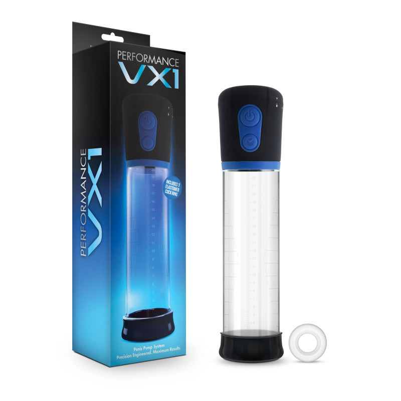 Performance VX1 Male Enhancement Pump System - Clear Powered Penis Pump