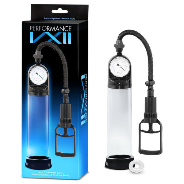 Performance VX2 Male Enhancement Pump System - Clear Penis Pump with Gauge