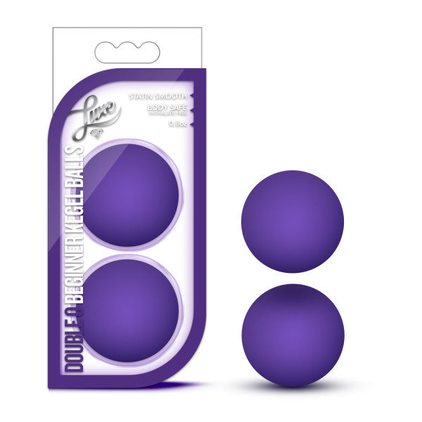 Luxe Double O Beginner Kegel Balls - Purple Kegel Balls - Set of 2 Product View