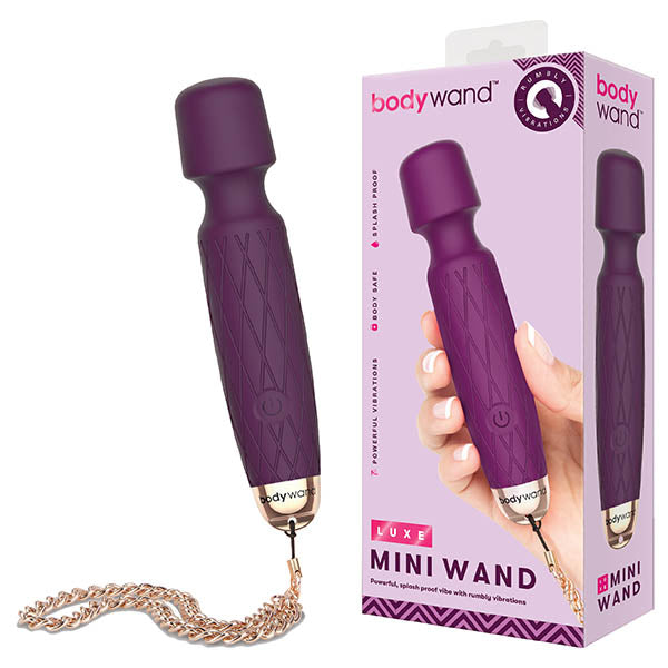Bodywand Luxe Mini Wand   - Purple USB Rechargeable Massage Wand