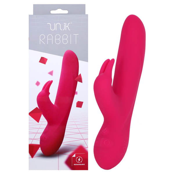 Unik Rabbit - Pink 21 cm (8.25'') USB Rechargeable Rabbit Vibe