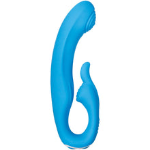 Load image into Gallery viewer, Evolved Sea Breeze Bunny - Blue 8&quot; USB Rechargeable Rabbit Vibrator
