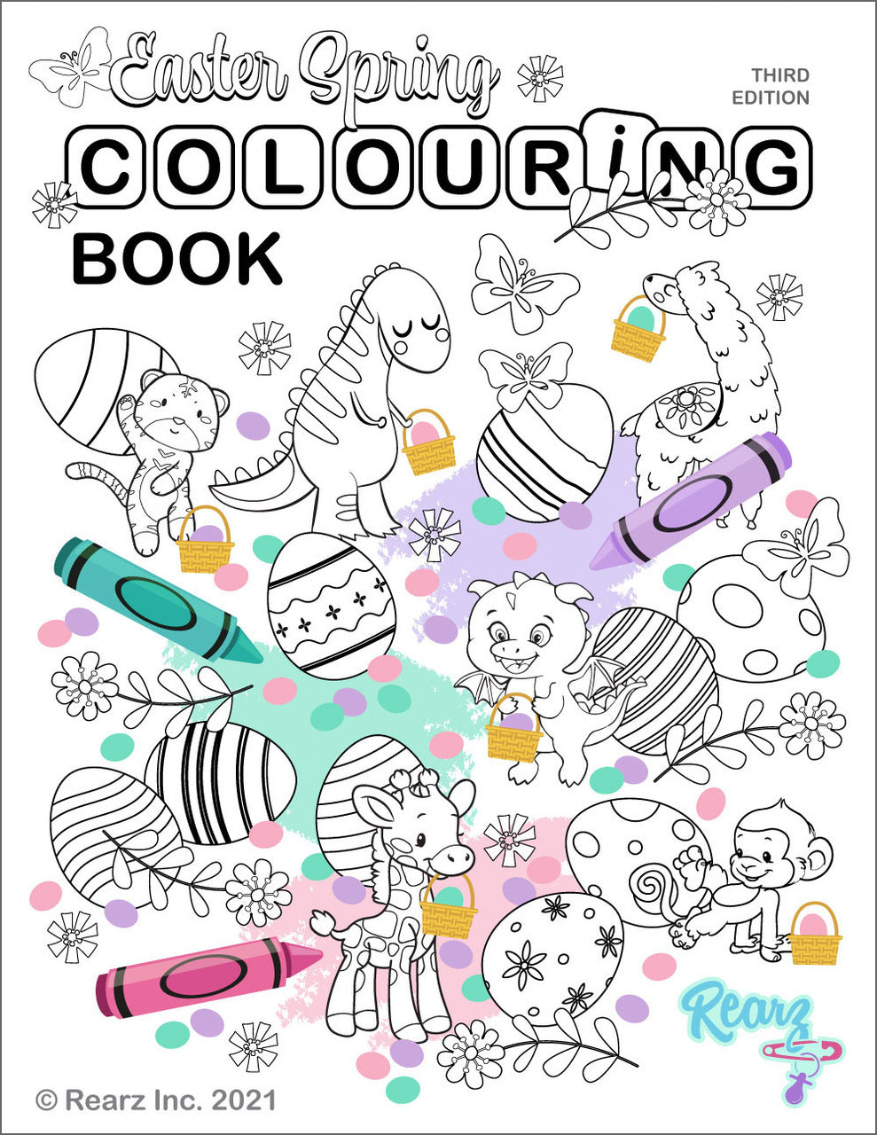 Rearz Adult Colouring Book Vol 3 - Downloadable (FREE)