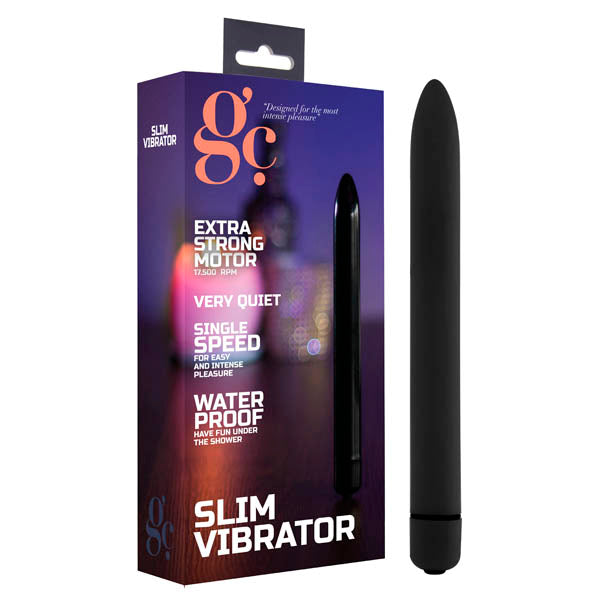 GC. Slim Vibrator - Black 16.5 cm Vibrator