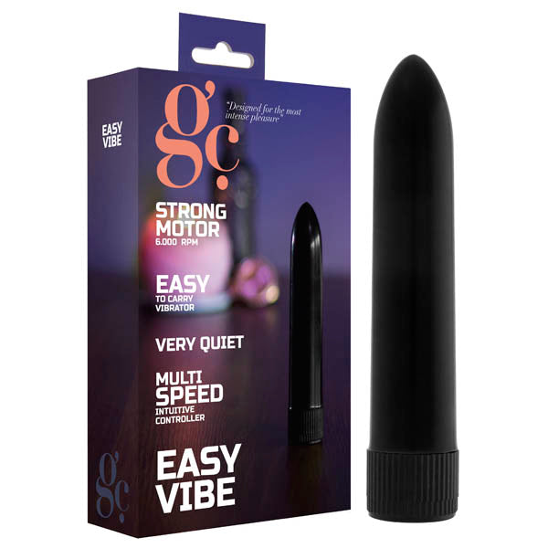 GC. Easy Vibe - Black 13.2 cm Vibrator
