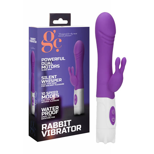GC. Rabbit Vibrator - Purple 20.5 cm Rabbit Vibrator