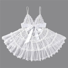 Load image into Gallery viewer, Romantic Lingerie Set White
