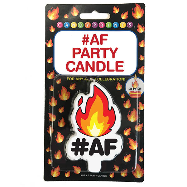 Lit #AF Party Candle - Novelty Candle