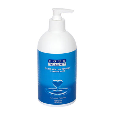 Four Seasons Personal Lubricant - Water Based Personal Lubricant - 500 ml Pump Pack Bottle Producct View