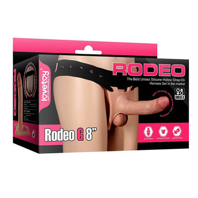 Rodeo G 8'' - Flesh 20.3 cm Hollow Strap-On Product Box