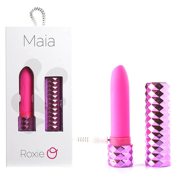 Maia Roxie - Pink USB Rechargeable Lipstick Vibrator