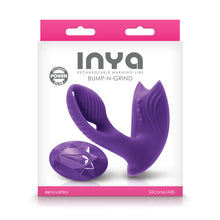 Load image into Gallery viewer, Inya Bump-N-Grind - Purple Rechargeable Stimulator with Remote Control
