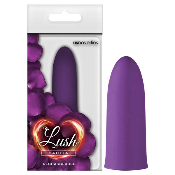 Lush Dahlia - Purple 6.1 cm (2.4'') USB Rechargeable Bullet Package