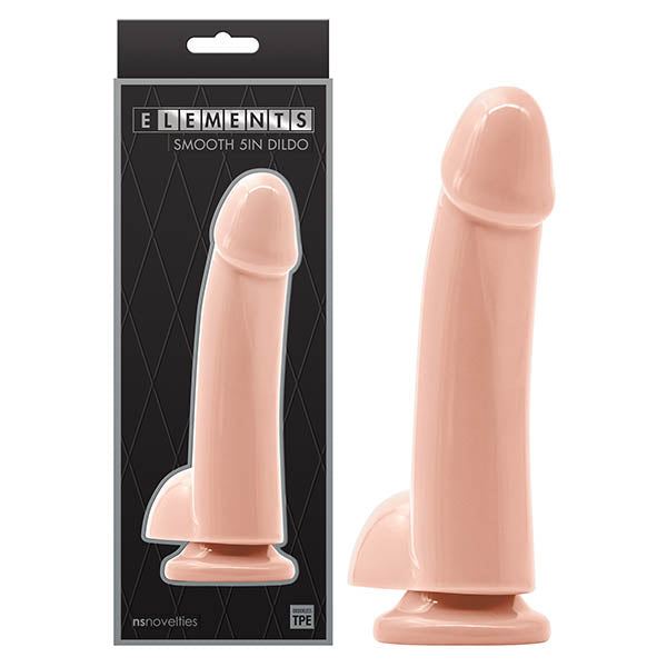 Elements Smooth 5'' Dildo - Flesh 12.7 cm Dong