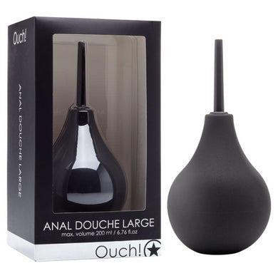 Ouch Anal Douche - Large - Black Douche - 200 ml Product View