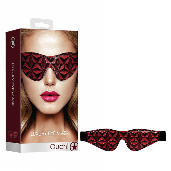 OUCH! Luxury Eye Mask - Burgundy -