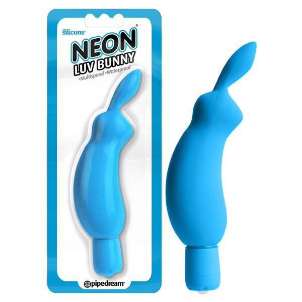 Neon Luv Bunny - Blue 14.5 cm Bunny Stimulator
