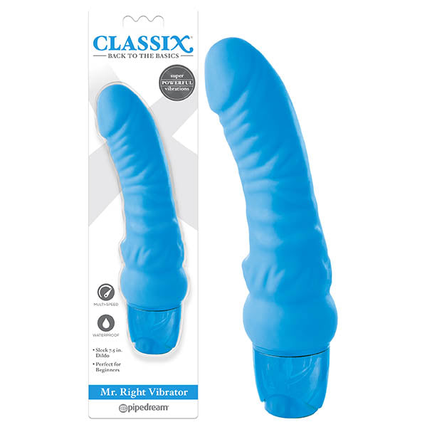 Classix Mr Right Vibe - Blue 19.1 cm (7.5'') Dong