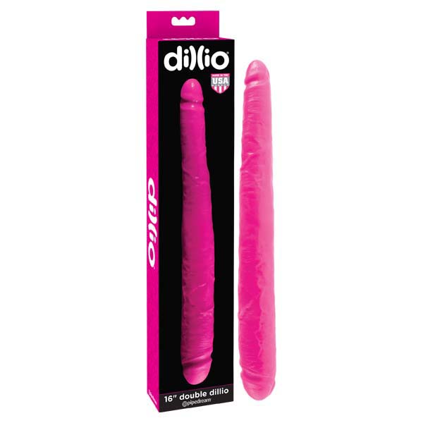 Dillio 16'' Double Dong - Pink 40.6 cm Double Dong Product View