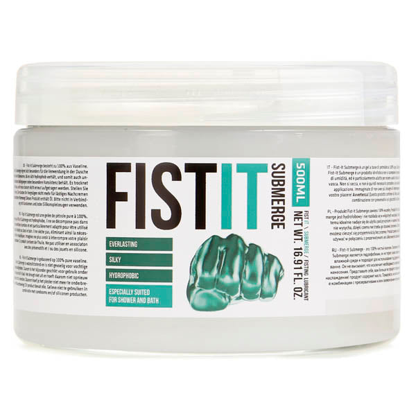Pharmquests Fist-It Submerge - Oil Based Lubricant - 500 ml Tub Product View