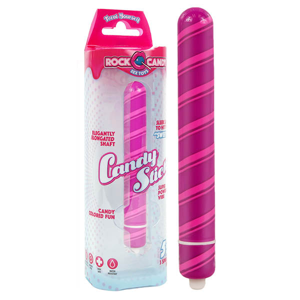 Rock Candy Candy Stick - Jelly Bean Purple 14 cm Vibrator