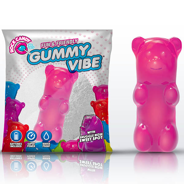 Rock Candy Gummy Vibe - Bubblegum Pink Disposable Jelly Bullet