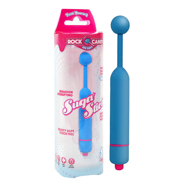 Rock Candy Suga Stick - Blueberry Blue 14 cm Vibrator