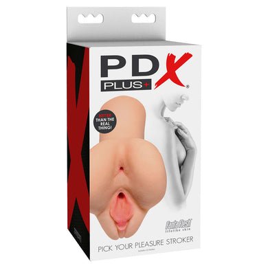 PDX PLUS Pick Your Pleasure Stroker - Flesh Vagina Stroker Product Image