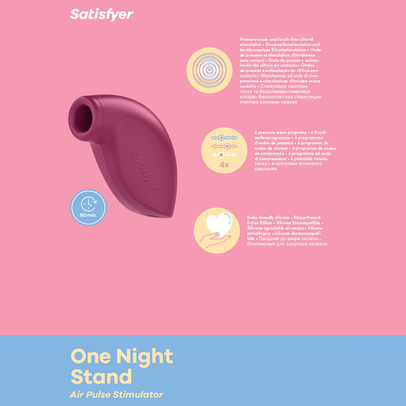 Satisfyer One Night Stand - Touch-Free Disposable Clitoral Stimulator