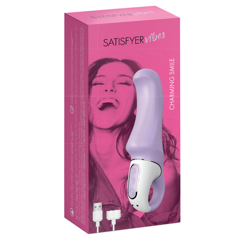 Satisfyer Vibes - Charming Smile - Lilac USB Rechargeable Vibrator