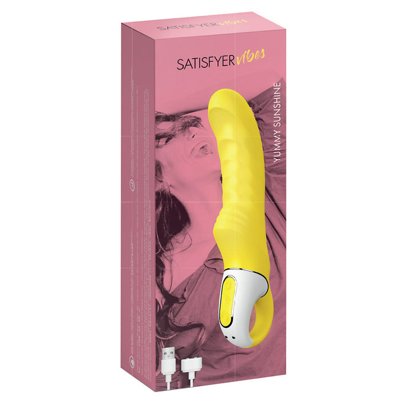 Satisfyer Vibes - Yummy Sunshine - Yellow USB Rechargeable Vibrator