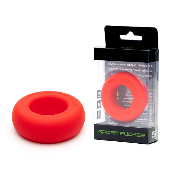 Sport Fucker Muscle Ring - Red Cock Ring