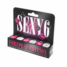 Load image into Gallery viewer, Sexy 6 - Foreplay Edition - Couples Dice Game Product Packaging

