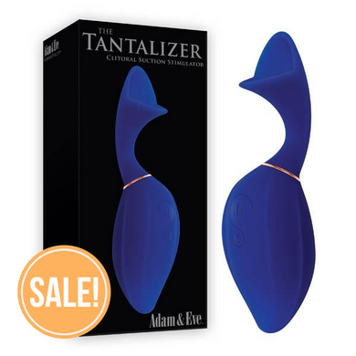 Adam & Eve The Tantalizer - Sucking USB Rechargeable Clitoral Stimulator Media