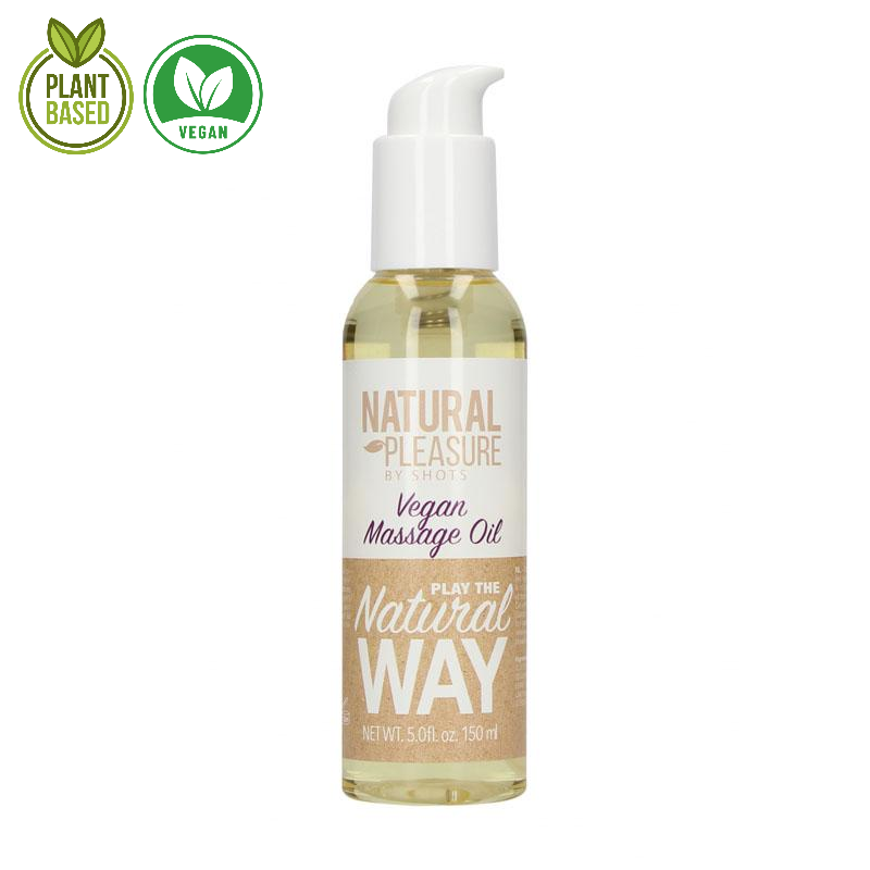 Natural Pleasure Vegan Massage Oil - 150 ml Bottle