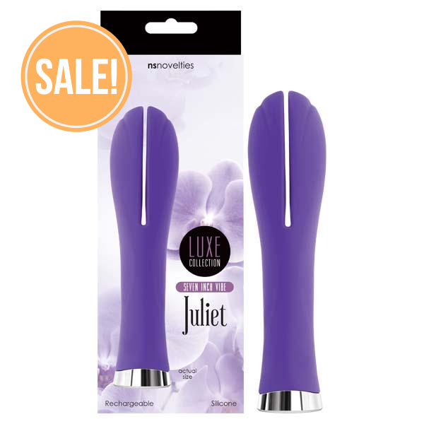 Luxe Dual Seven - Juliet - Purple 17.8 cm (7'') USB Rechargeable Vibrator Product View
