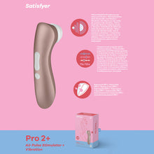 Load image into Gallery viewer, Satisfyer Pro 2+ - Touch-Free USB-Rechargeable Clitoral Stimulator with Vibration Product View
