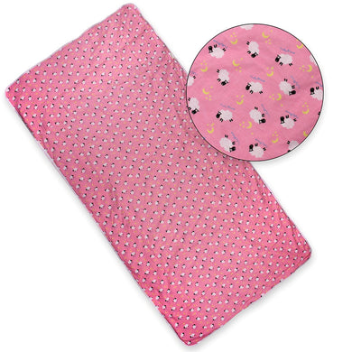 ABDL Jumbo Heavy Duty Overnight Bed Pad - Pink Sheep Product View